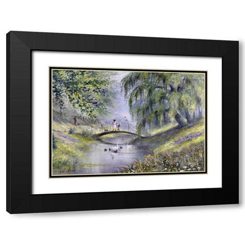 Surrounded by nature Black Modern Wood Framed Art Print with Double Matting by Withaar, Reint