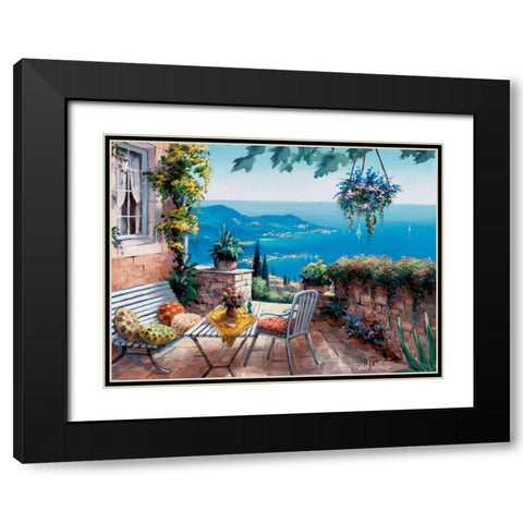 Times of tranquillity Black Modern Wood Framed Art Print with Double Matting by Withaar, Reint