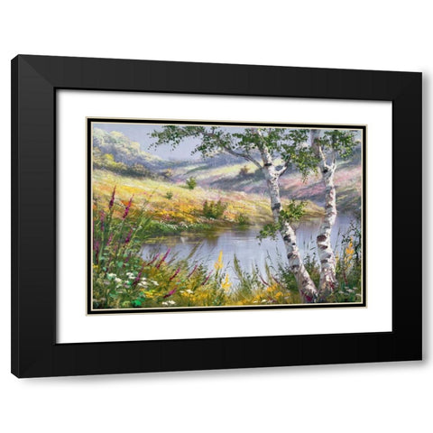 After a storm Black Modern Wood Framed Art Print with Double Matting by Withaar, Reint
