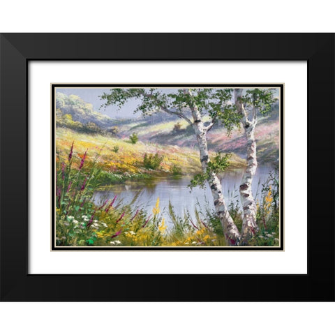 After a storm Black Modern Wood Framed Art Print with Double Matting by Withaar, Reint