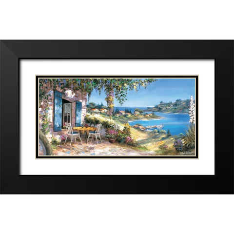 Lovely panorama Black Modern Wood Framed Art Print with Double Matting by Withaar, Reint