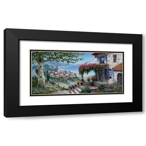 Wonderful prospect Black Modern Wood Framed Art Print with Double Matting by Withaar, Reint