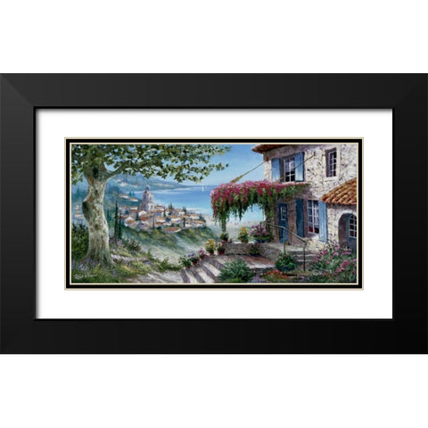 Wonderful prospect Black Modern Wood Framed Art Print with Double Matting by Withaar, Reint