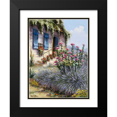 Dune Black Modern Wood Framed Art Print with Double Matting by Withaar, Reint