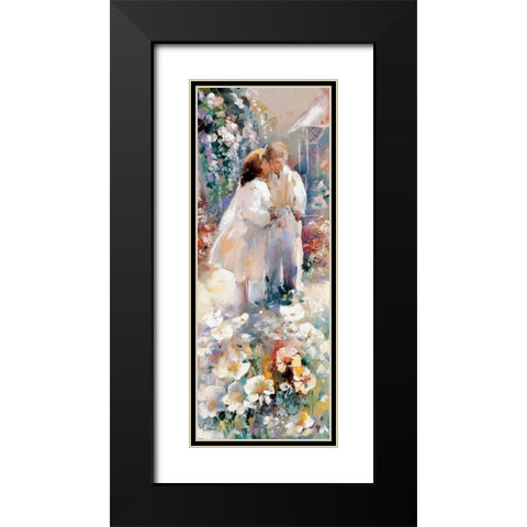 Secrets Black Modern Wood Framed Art Print with Double Matting by Camel, Stefanie
