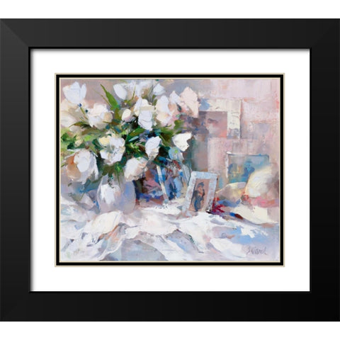 Memories Black Modern Wood Framed Art Print with Double Matting by Camel, Stefanie