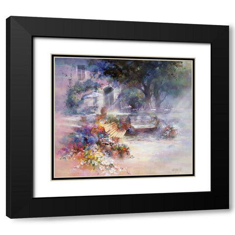 Dream world Black Modern Wood Framed Art Print with Double Matting by Haenraets, Willem