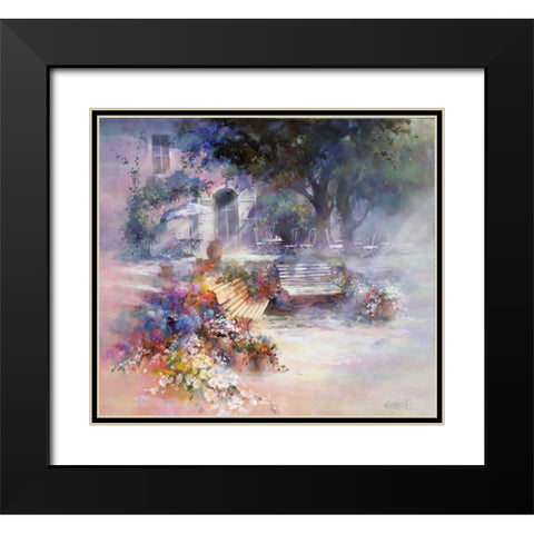 Dream world Black Modern Wood Framed Art Print with Double Matting by Haenraets, Willem