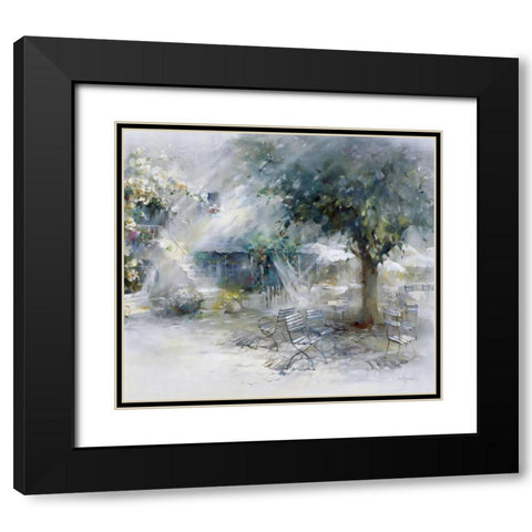 A place to be Black Modern Wood Framed Art Print with Double Matting by Haenraets, Willem