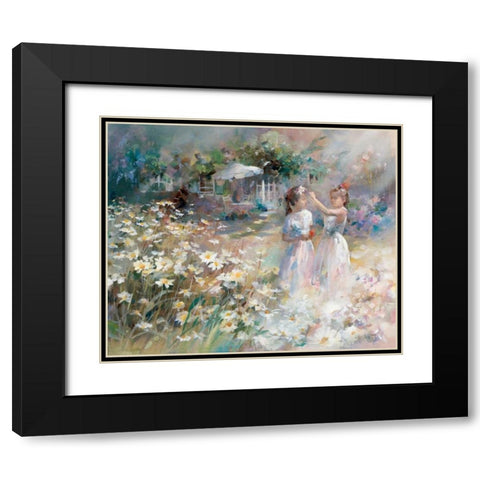 Brides Maides Black Modern Wood Framed Art Print with Double Matting by Haenraets, Willem