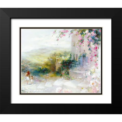 Holiday Black Modern Wood Framed Art Print with Double Matting by Haenraets, Willem