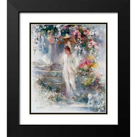 Sheer elegance Black Modern Wood Framed Art Print with Double Matting by Haenraets, Willem