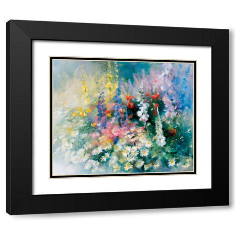Roadside Black Modern Wood Framed Art Print with Double Matting by Haenraets, Willem