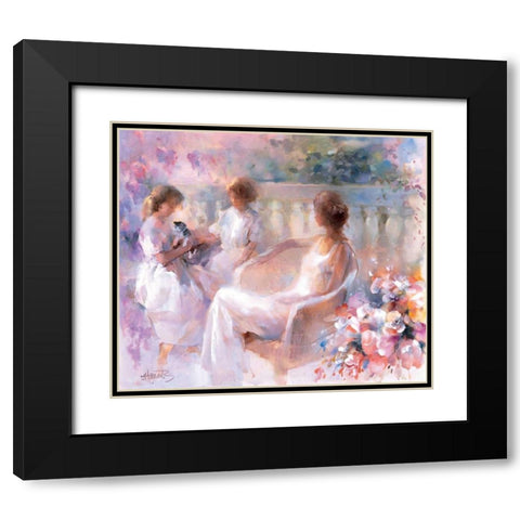 Our kitten Black Modern Wood Framed Art Print with Double Matting by Haenraets, Willem