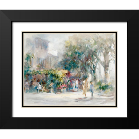 Shany Sunday Black Modern Wood Framed Art Print with Double Matting by Haenraets, Willem