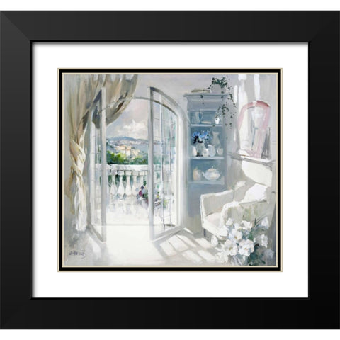 Sunny room Black Modern Wood Framed Art Print with Double Matting by Haenraets, Willem