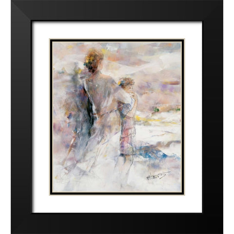 My boy Black Modern Wood Framed Art Print with Double Matting by Haenraets, Willem