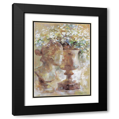Romantic sculpture Black Modern Wood Framed Art Print with Double Matting by Haenraets, Willem