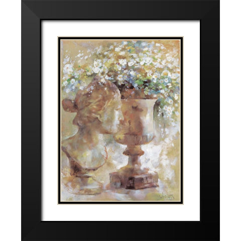 Romantic sculpture Black Modern Wood Framed Art Print with Double Matting by Haenraets, Willem