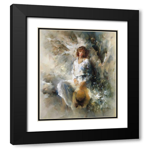Freedom Black Modern Wood Framed Art Print with Double Matting by Haenraets, Willem