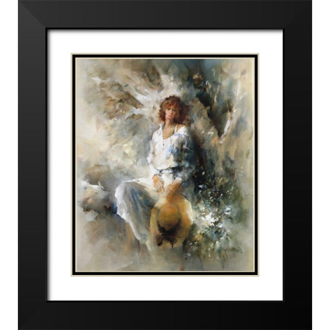 Freedom Black Modern Wood Framed Art Print with Double Matting by Haenraets, Willem