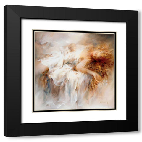Fragile Black Modern Wood Framed Art Print with Double Matting by Haenraets, Willem