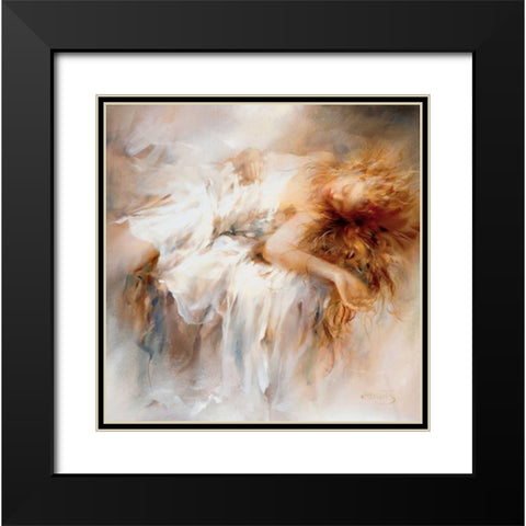Fragile Black Modern Wood Framed Art Print with Double Matting by Haenraets, Willem
