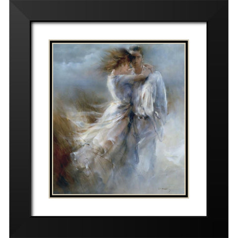 Private announcement Black Modern Wood Framed Art Print with Double Matting by Haenraets, Willem