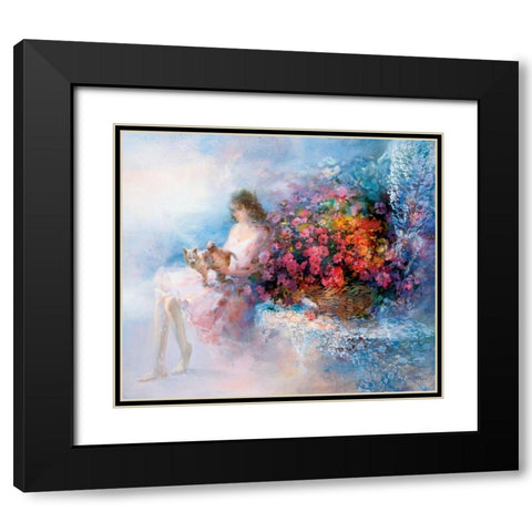 Special memories Black Modern Wood Framed Art Print with Double Matting by Haenraets, Willem