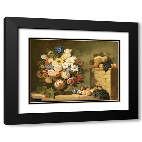 Classic stillife Black Modern Wood Framed Art Print with Double Matting by Roelofs, Wouter