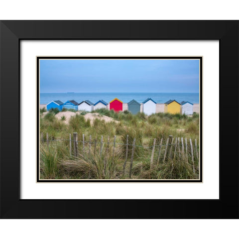 Beach hut window close-up Black Modern Wood Framed Art Print with Double Matting by Frank, Assaf
