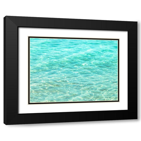 Water Surface Black Modern Wood Framed Art Print with Double Matting by Frank, Assaf