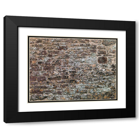 Old wall Black Modern Wood Framed Art Print with Double Matting by Frank, Assaf
