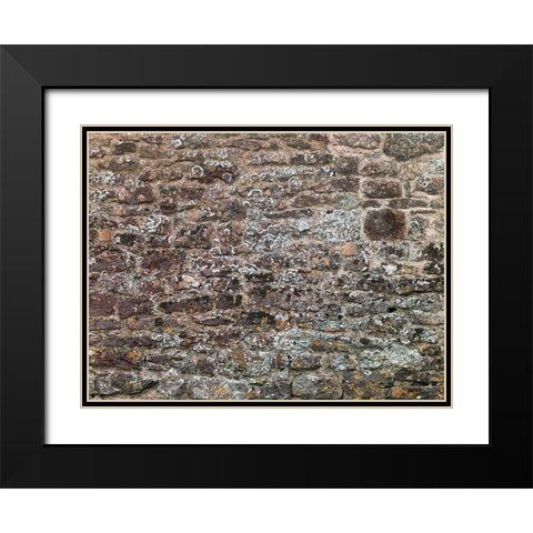 Old wall Black Modern Wood Framed Art Print with Double Matting by Frank, Assaf