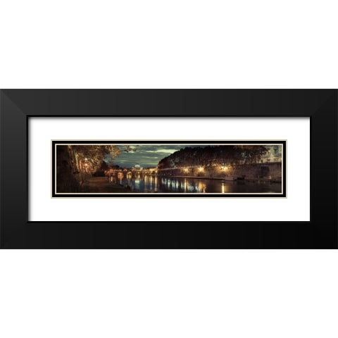 View of Basilica di San Pietro in Vatican, Rome, Italy Black Modern Wood Framed Art Print with Double Matting by Frank, Assaf