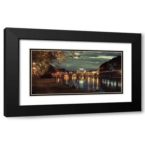 View of Basilica di San Pietro in Vatican, Rome, Italy Black Modern Wood Framed Art Print with Double Matting by Frank, Assaf