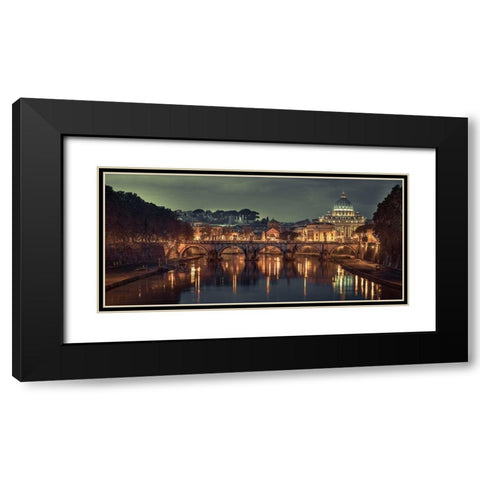 Basilica di San Pietro Black Modern Wood Framed Art Print with Double Matting by Frank, Assaf