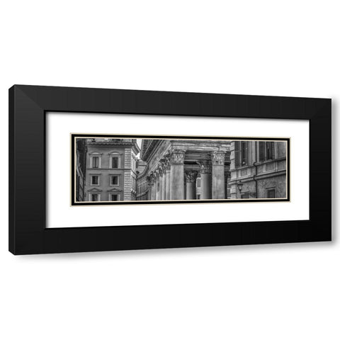 Old buildings in city of Rome Black Modern Wood Framed Art Print with Double Matting by Frank, Assaf