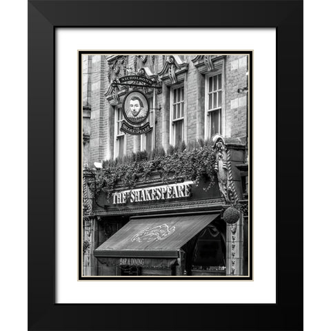 The Shakespeare Inn hotel in Birmingham-UK Black Modern Wood Framed Art Print with Double Matting by Frank, Assaf