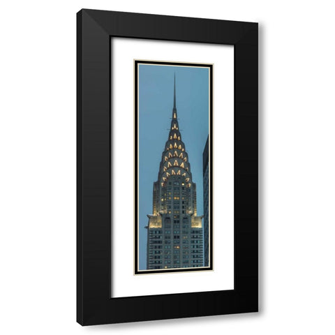 Chrysler Building in New York city Black Modern Wood Framed Art Print with Double Matting by Frank, Assaf