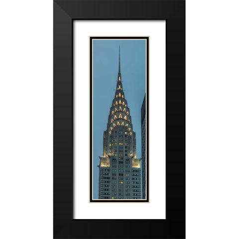 Chrysler Building in New York city Black Modern Wood Framed Art Print with Double Matting by Frank, Assaf