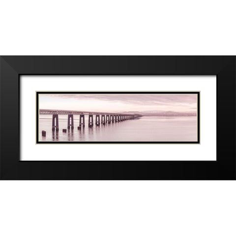 Tay Rail Bridge, Dundee, Scotland,FTBR 1856 Black Modern Wood Framed Art Print with Double Matting by Frank, Assaf