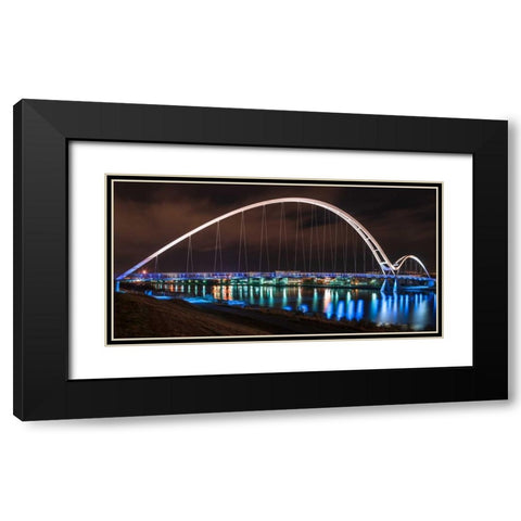 AF20121005 Middlesbrough 104C01 Black Modern Wood Framed Art Print with Double Matting by Frank, Assaf