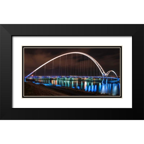 AF20121005 Middlesbrough 104C01 Black Modern Wood Framed Art Print with Double Matting by Frank, Assaf