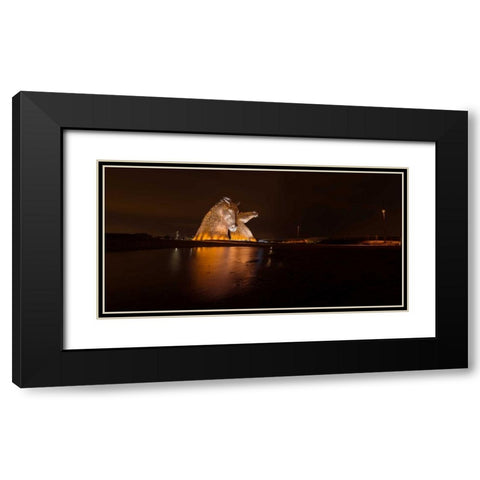 AF20150306 The Kelpies 1320PC01 Black Modern Wood Framed Art Print with Double Matting by Frank, Assaf