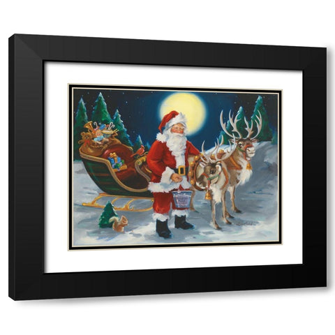 Almost Ready Black Modern Wood Framed Art Print with Double Matting by Comish, Susan