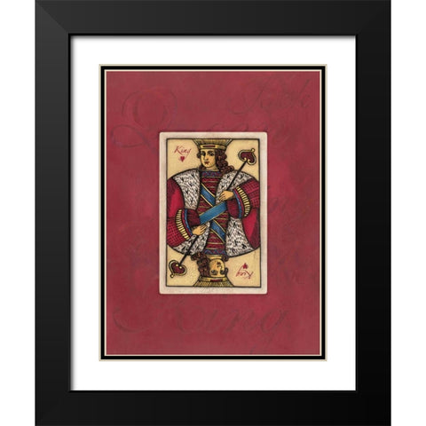 King Large Black Modern Wood Framed Art Print with Double Matting by Marrott, Stephanie