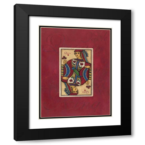 Queen Large Black Modern Wood Framed Art Print with Double Matting by Marrott, Stephanie