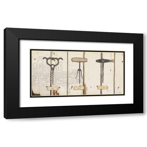 Corkscrews II Black Modern Wood Framed Art Print with Double Matting by Marrott, Stephanie