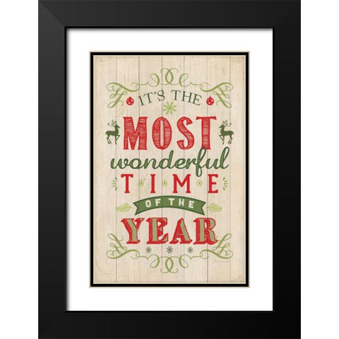 The Most Wonderful Black Modern Wood Framed Art Print with Double Matting by Marrott, Stephanie